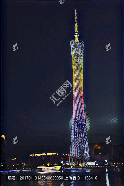 裝飾畫廣州塔