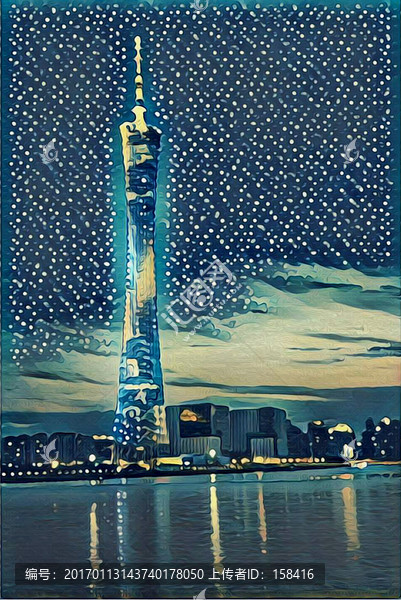 裝飾畫(huà)廣州塔