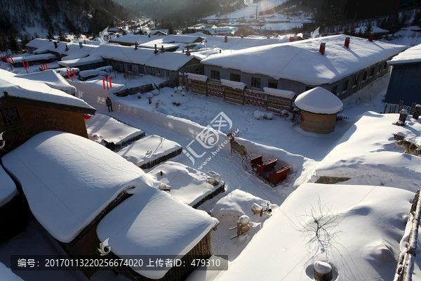 雪乡,双峰林场,中国雪乡,雪景