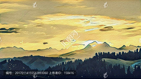 風(fēng)景裝飾畫