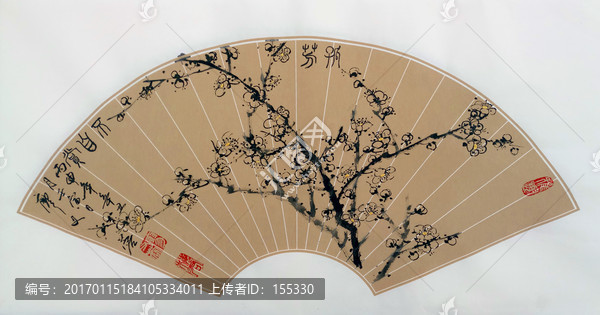 中國畫梅花