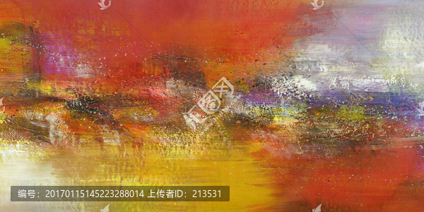 抽象畫,趙無(wú)極抽象油畫