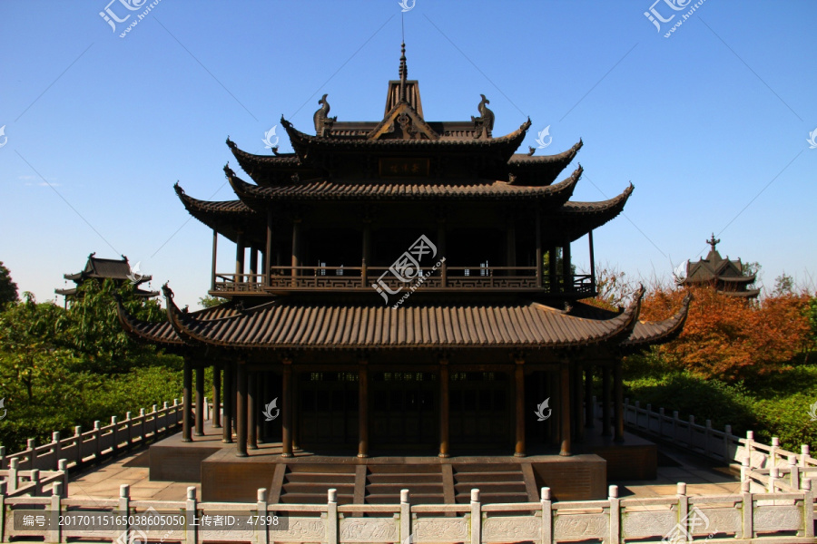 岳陽樓,歷代岳陽樓,微縮模型