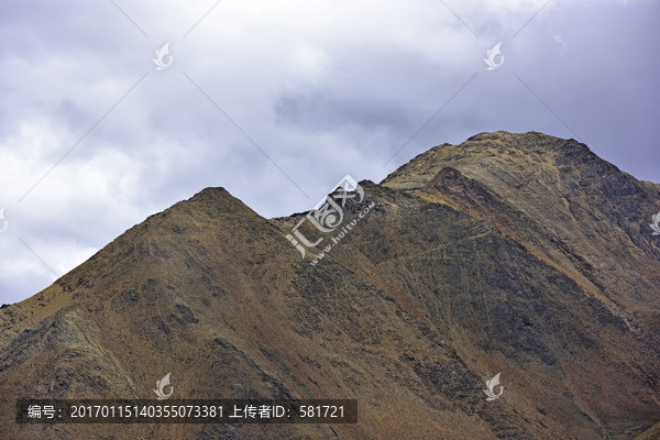 高山丘壑,西藏风光