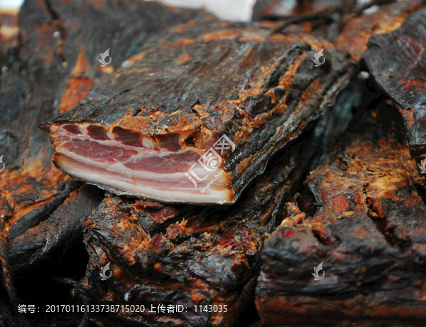 烟熏腊肉,,云南土猪老腊肉