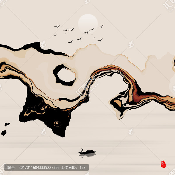 禪境水墨