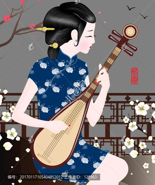 旗袍美女