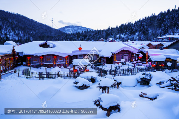 雪乡雪景