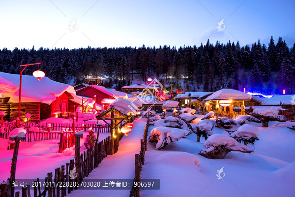 雪乡雪景