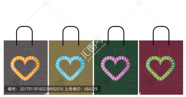 愛心霓虹燈