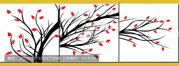 無(wú)框畫分層文件