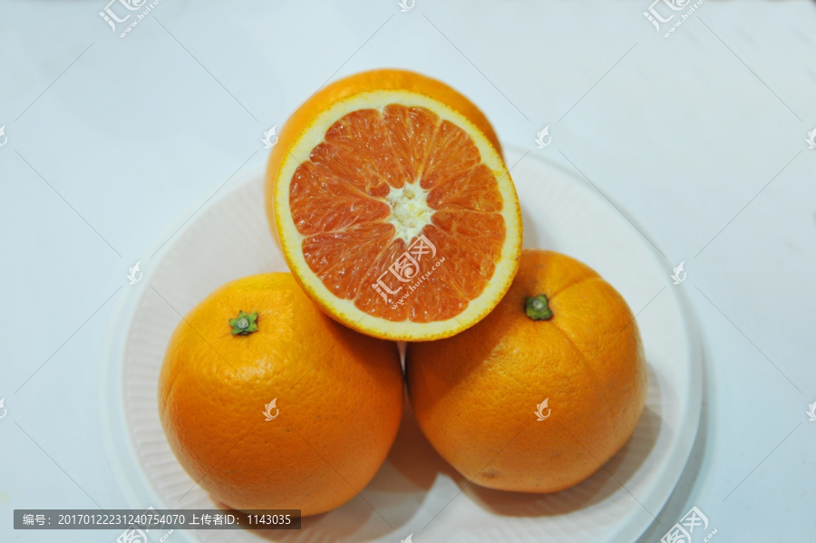 红橙,,橙子,血橙,橙子切