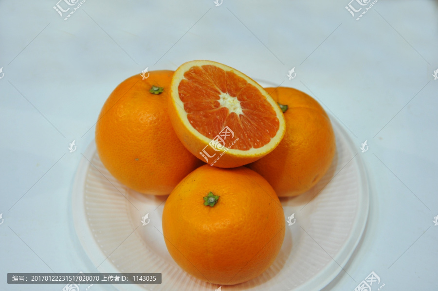 红橙,脐橙,橙子切面
