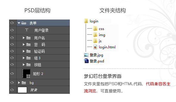 登錄界面