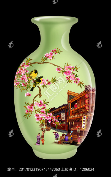 大花瓶,PSD分層圖