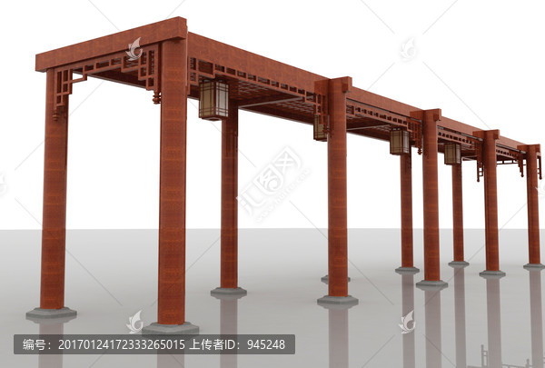 廊架模型設(shè)計(jì)