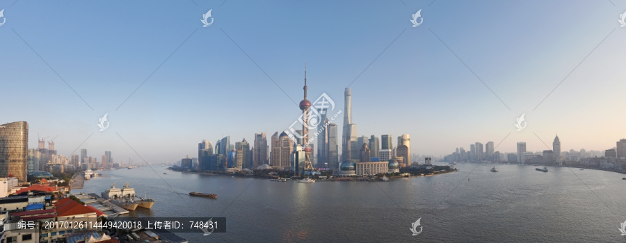 上海浦东陆家嘴全景,,高清