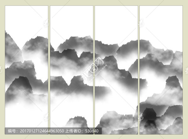 水墨山水畫