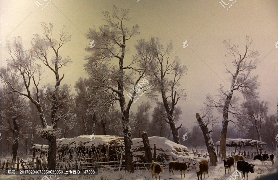 新疆,雪后,美景