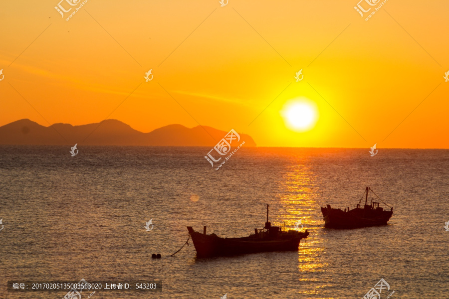 大连东港海上日出