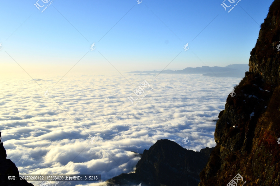 峨眉山,云海