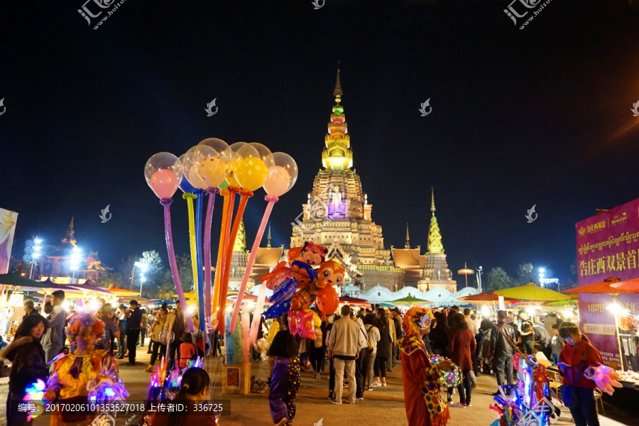 大金塔东南亚国际商品展销会夜市