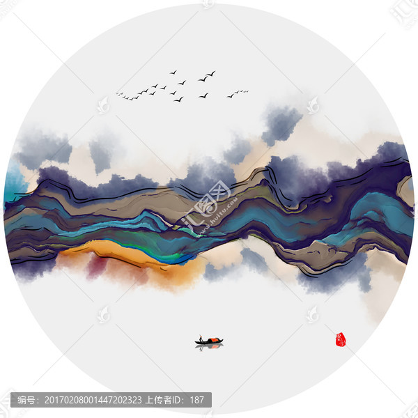 寫意水墨畫,意境水墨