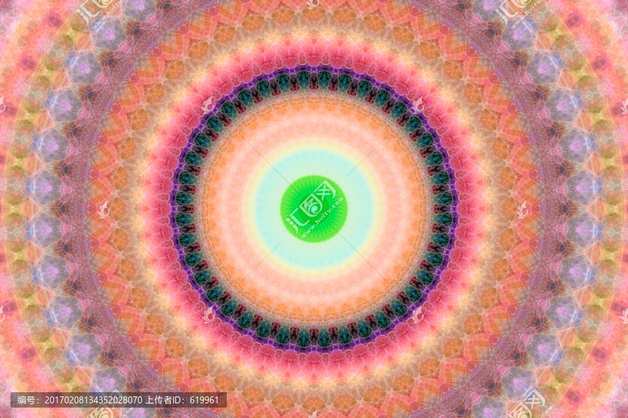 染色玻璃花型圖案,無分層