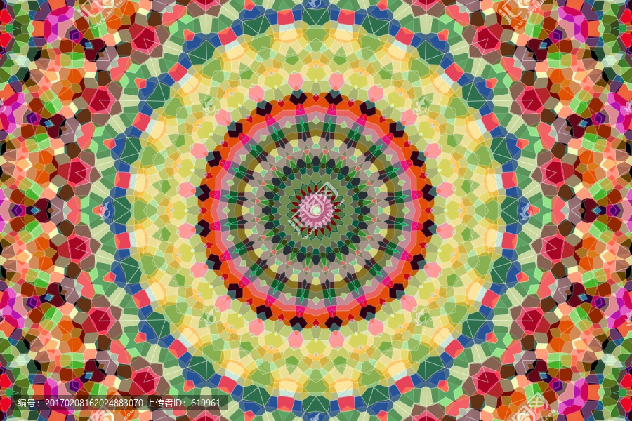 染色玻璃花型拼花圖案,無(wú)分層