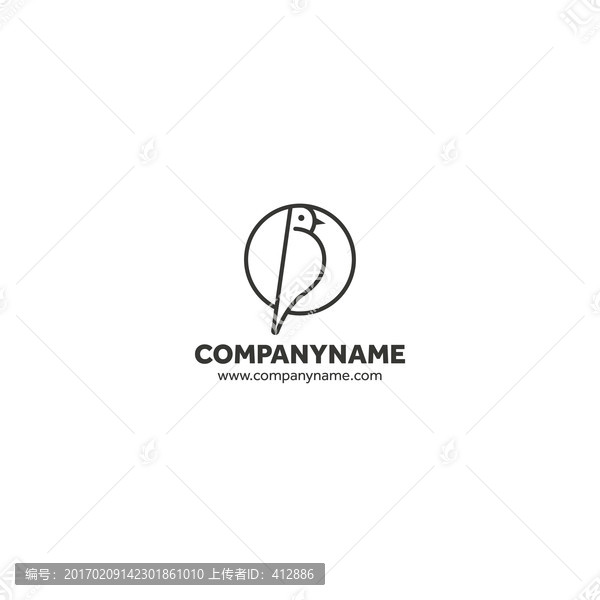 鳥類logo
