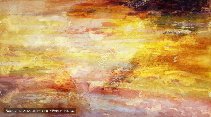 抽象油畫