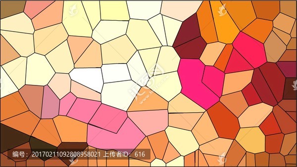 彩色晶格水晶玻璃