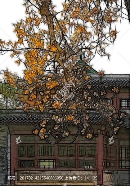 秋天抽象畫(huà)