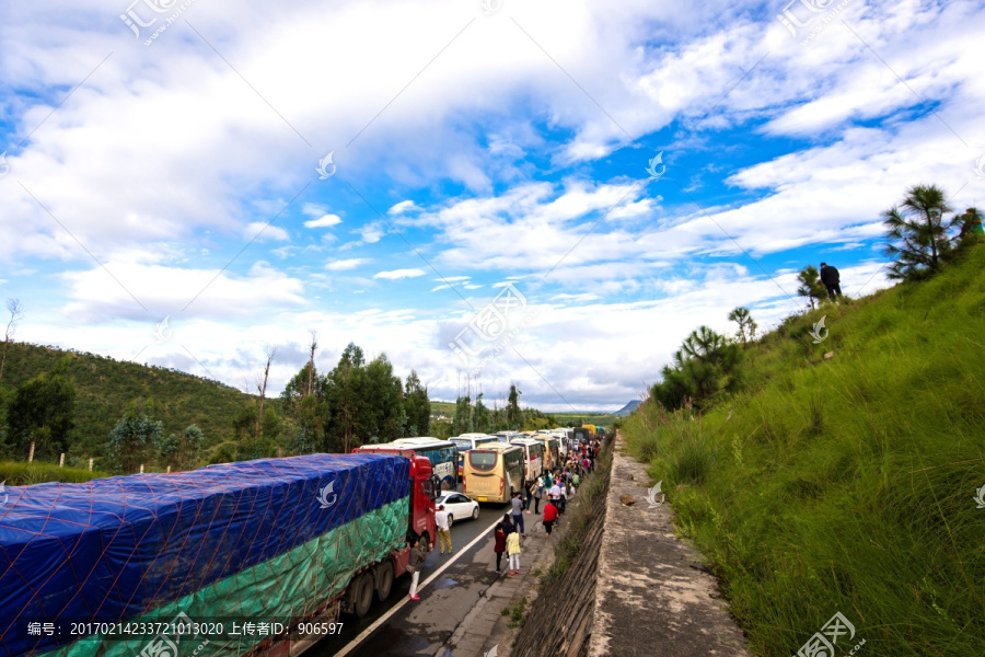 高速公路堵車(chē)