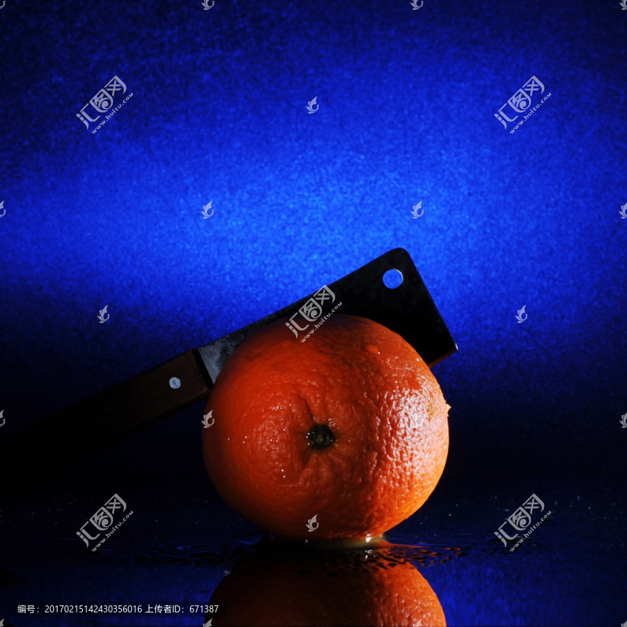橙色的橙子