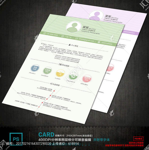 個人簡歷,簡潔簡歷,求職簡歷