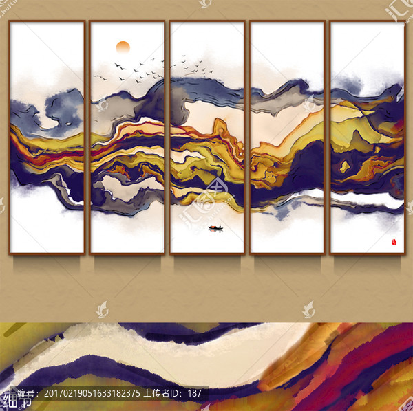 水墨畫,意境禪意水墨山水