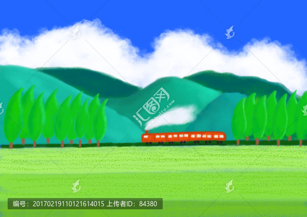春天的原野