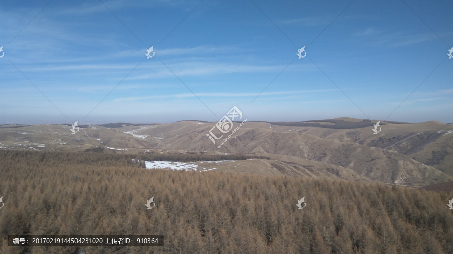 山脉，大青山，山峦起伏