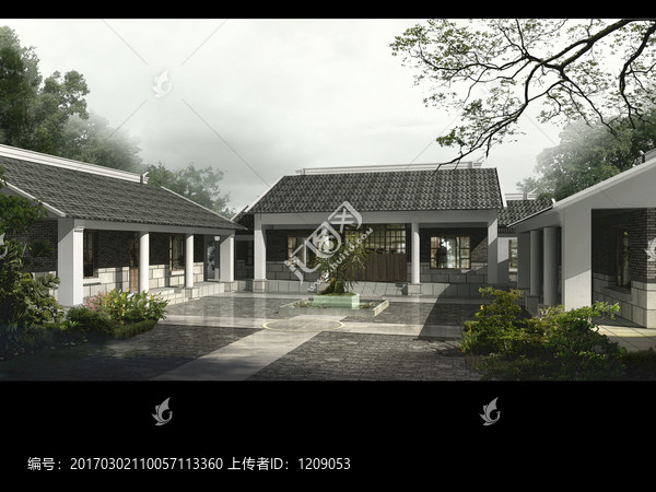 中式四合院建筑