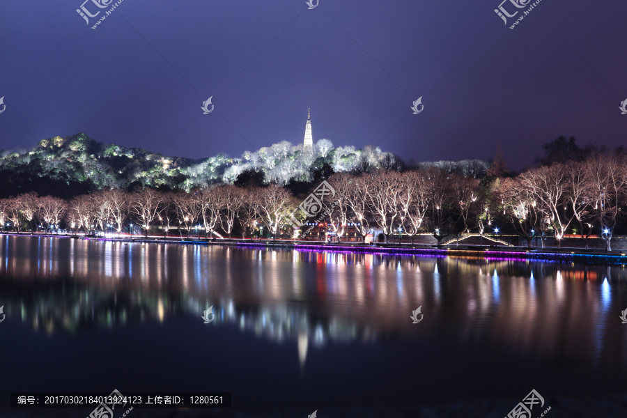 杭州西湖夜景