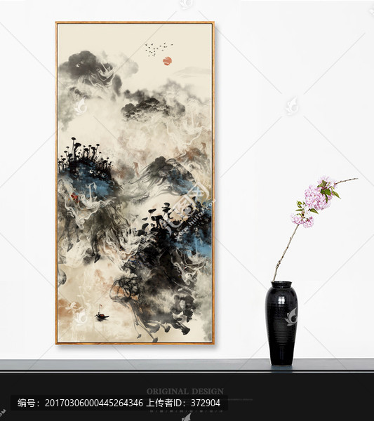 中國(guó)風(fēng)數(shù)字水墨畫(huà)