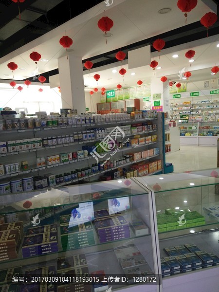 药店,商品陈列