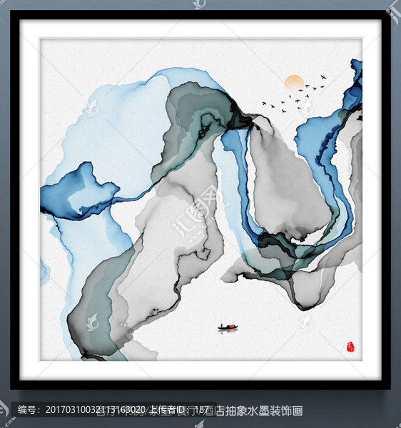 意境水墨畫,新中式禪境水墨藝術(shù)