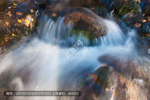 溪流,高山流水