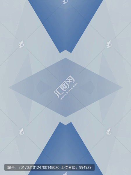 藍(lán)色幾何抽象拼接面立體背景高清