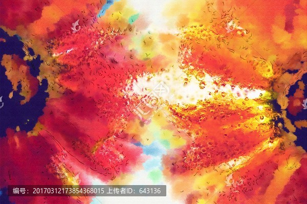 花卉水彩畫(huà)