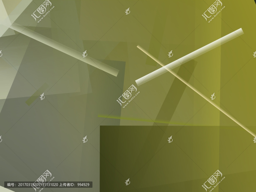 立体几何抽象拼接高清绿色背景