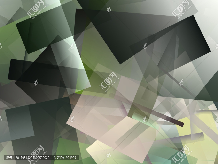 灰色立體幾何拼接抽象高清背景