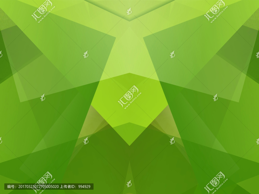 綠色幾何抽象拼接立體高清背景